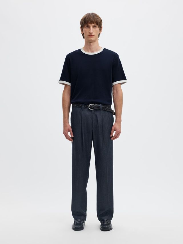SLMTAJ RINGER MID PEACH SS O-NECK T