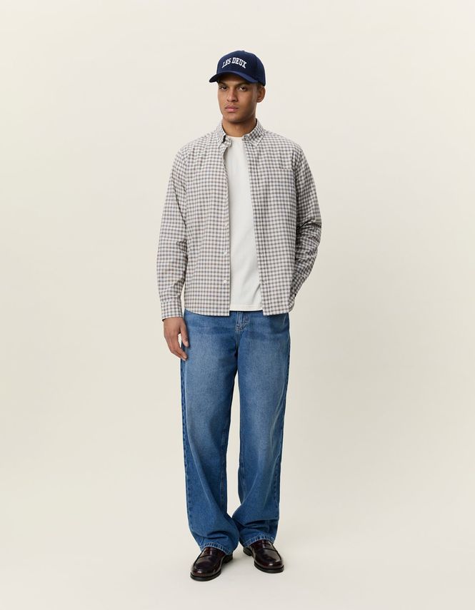Two Tone Mini Check Shirt