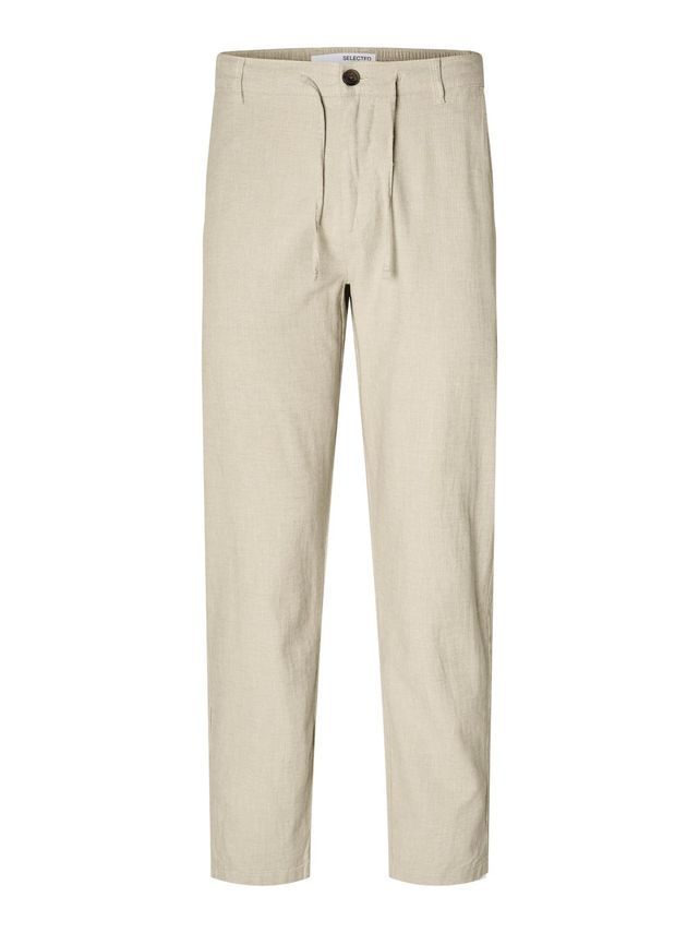 SLH172-SLIMTAPE BRODY LINEN PANT NO