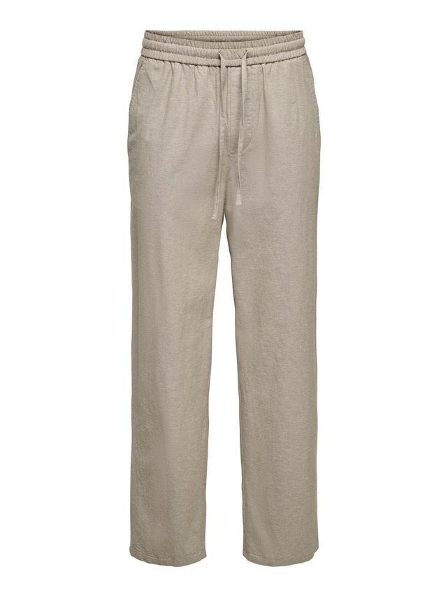 ONSSINUS LOOSE 0007 COT LIN PANT NO