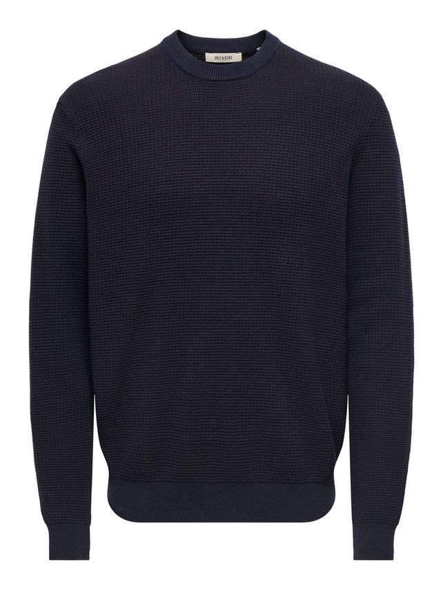 ONSDAVE REG LS CREW NECK KNIT NOOS