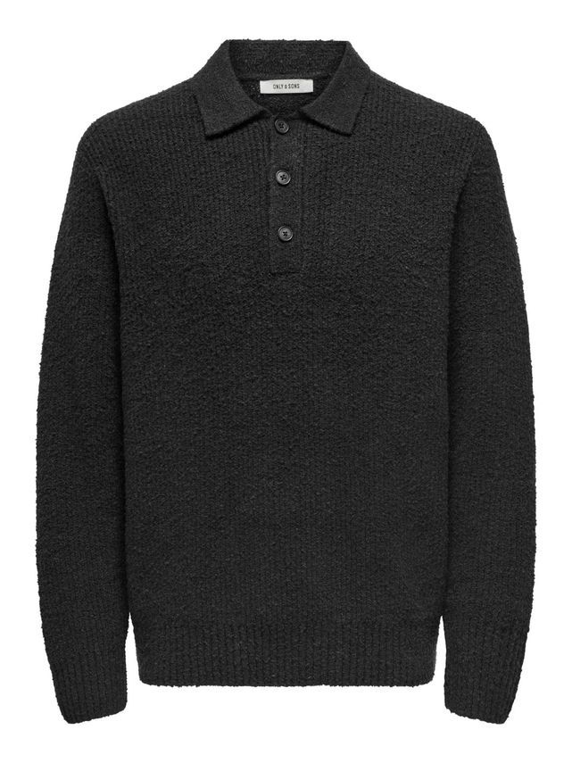 ONSDALE RLX LS POLO KNIT NOOS