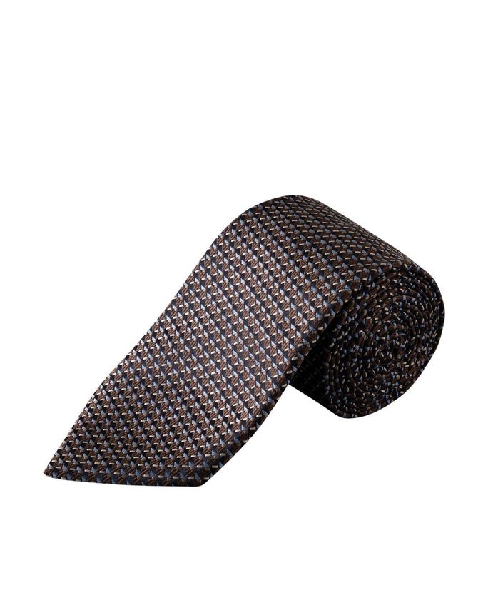 Micro Geometric Woven Tie